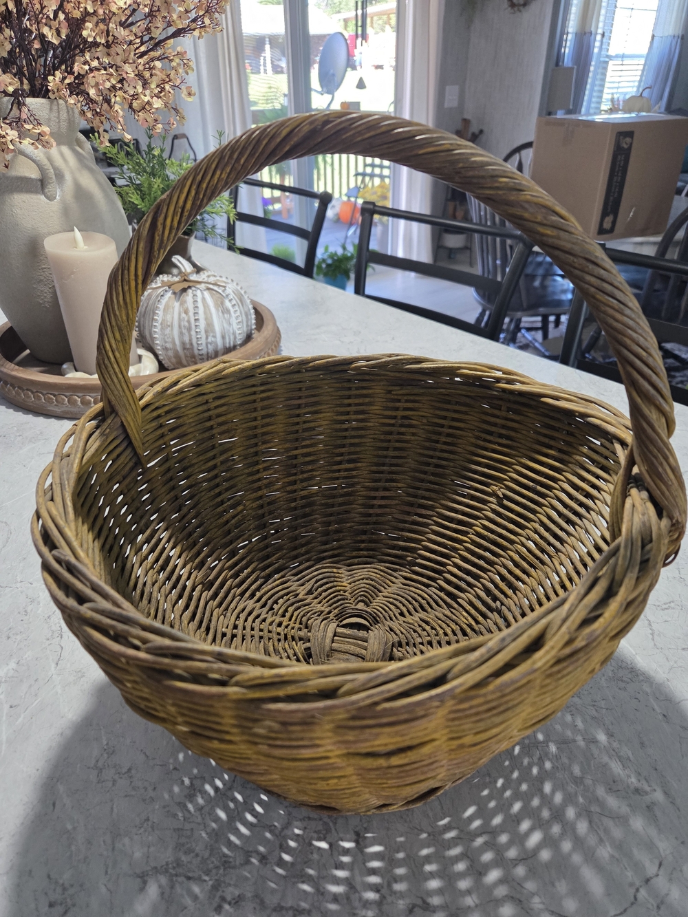 Vintage Gathering Basket circa Early 1900s